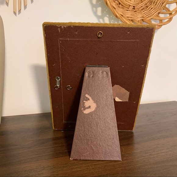 Vintage 1976 Wicker Rattan 7” x 9” Boho Cane Frame - Picture 7 of 9